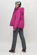 Купить Горнолыжный костюм женский фиолетового цвета 051895F, фото 7