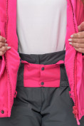 Купить Горнолыжный костюм женский розового цвета 051895R, фото 13