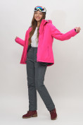 Купить Горнолыжный костюм женский розового цвета 051895R, фото 7