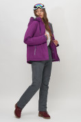 Купить Горнолыжный костюм женский темно-фиолетового цвета 051895TF, фото 6