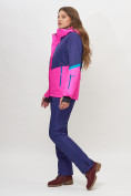 Купить Горнолыжный костюм женский розового цвета 051901R, фото 2