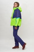 Купить Горнолыжный костюм женский салатового цвета 051901Sl, фото 6