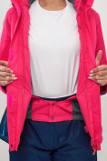 Купить Горнолыжный костюм женский розового цвета 051911R, фото 17
