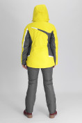 Купить Горнолыжная куртка женская желтого цвета 052001J, фото 6