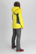 Купить Горнолыжная куртка женская желтого цвета 052001J, фото 7