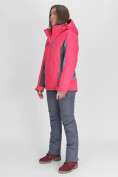 Купить Горнолыжная куртка женская розового цвета 052001R, фото 2