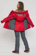 Купить Горнолыжный костюм женский красного цвета 052002Kr, фото 13