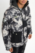 Купить Молодежная зимняя куртка мужская бежевого цвета 059B, фото 6