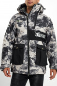 Купить Молодежная зимняя куртка мужская бежевого цвета 059B, фото 7