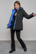 Купить Горнолыжная куртка женская зимняя черного цвета 05Ch, фото 18