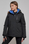 Купить Горнолыжная куртка женская зимняя черного цвета 05Ch, фото 8