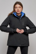 Купить Горнолыжная куртка женская зимняя черного цвета 05Ch, фото 9