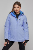 Купить Горнолыжная куртка женская зимняя фиолетового цвета 05F