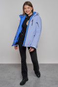 Купить Горнолыжная куртка женская зимняя фиолетового цвета 05F, фото 13