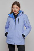Купить Горнолыжная куртка женская зимняя фиолетового цвета 05F, фото 2