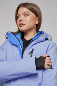 Купить Горнолыжная куртка женская зимняя фиолетового цвета 05F, фото 4