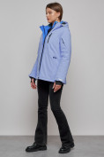 Купить Горнолыжная куртка женская зимняя фиолетового цвета 05F, фото 9