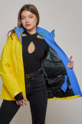 Купить Горнолыжная куртка женская зимняя желтого цвета 05J, фото 10