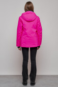 Купить Горнолыжная куртка женская зимняя розового цвета 05R, фото 12