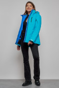 Купить Горнолыжная куртка женская зимняя синего цвета 05S, фото 11