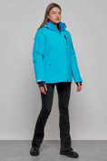 Купить Горнолыжная куртка женская зимняя синего цвета 05S, фото 14