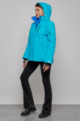 Купить Горнолыжная куртка женская зимняя синего цвета 05S, фото 17