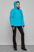 Купить Горнолыжная куртка женская зимняя синего цвета 05S, фото 18