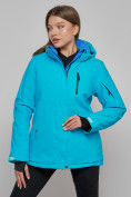 Купить Горнолыжная куртка женская зимняя синего цвета 05S, фото 3