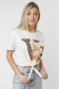 Купить Топ футболка женская белого цвета 06022Bl, фото 5