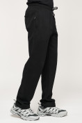 Купить Брюки штаны спортивные с карманами мужские черного цвета 061Ch, фото 14
