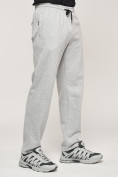 Купить Брюки штаны спортивные с карманами мужские светло-серого цвета 061SS, фото 10