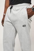 Купить Брюки штаны спортивные с карманами мужские светло-серого цвета 061SS, фото 13