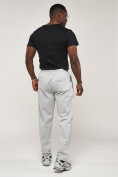 Купить Брюки штаны спортивные с карманами мужские светло-серого цвета 061SS, фото 4
