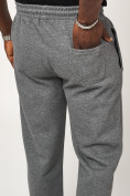 Купить Брюки штаны спортивные с карманами мужские серого цвета 061Sr, фото 11