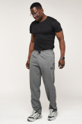 Купить Брюки штаны спортивные с карманами мужские серого цвета 061Sr, фото 2