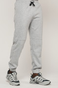 Купить Брюки джоггеры спортивные с карманами мужские светло-серого цвета 062SS, фото 14