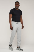 Купить Брюки джоггеры спортивные с карманами мужские светло-серого цвета 062SS, фото 2