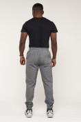 Купить Брюки джоггеры спортивные с карманами мужские серого цвета 062Sr, фото 4