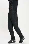 Купить Горнолыжный костюм мужской темно-серого цвета 077010TC, фото 16
