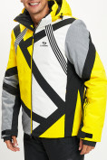 Купить Горнолыжный костюм мужской желтого цвета 077015J, фото 8