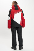Купить Горнолыжный костюм мужской красного цвета 077016Kr, фото 5