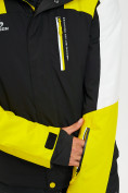 Купить Горнолыжный костюм мужской желтого цвета 077018J, фото 8