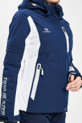 Купить Горнолыжный костюм женский темно-синего цвета 077034TS, фото 7