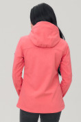Купить Ветровка женская Soft shell УЦЕНКА персикового цвета 0834P, фото 3