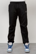 Купить Брюки мужские спортивные УЦЕНКА черного цвета 0855Ch