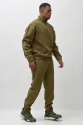 Купить Брюки мужские демисезонные на флисе УЦЕНКИ хаки цвета 0880Kh, фото 3