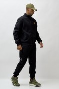 Купить Брюки мужские демисезонный на флисе УЦЕНКА черного цвета 0881Ch, фото 4
