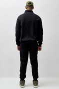 Купить Брюки мужские демисезонный на флисе УЦЕНКА черного цвета 0881Ch, фото 5