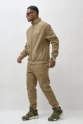 Купить Брюки мужские демисезонный на флисе УЦЕНКА коричневого цвета 0881K, фото 5