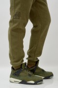Купить Брюки мужские демисезонный на флисе УЦЕНКА цвета хаки 0881Kh, фото 2
